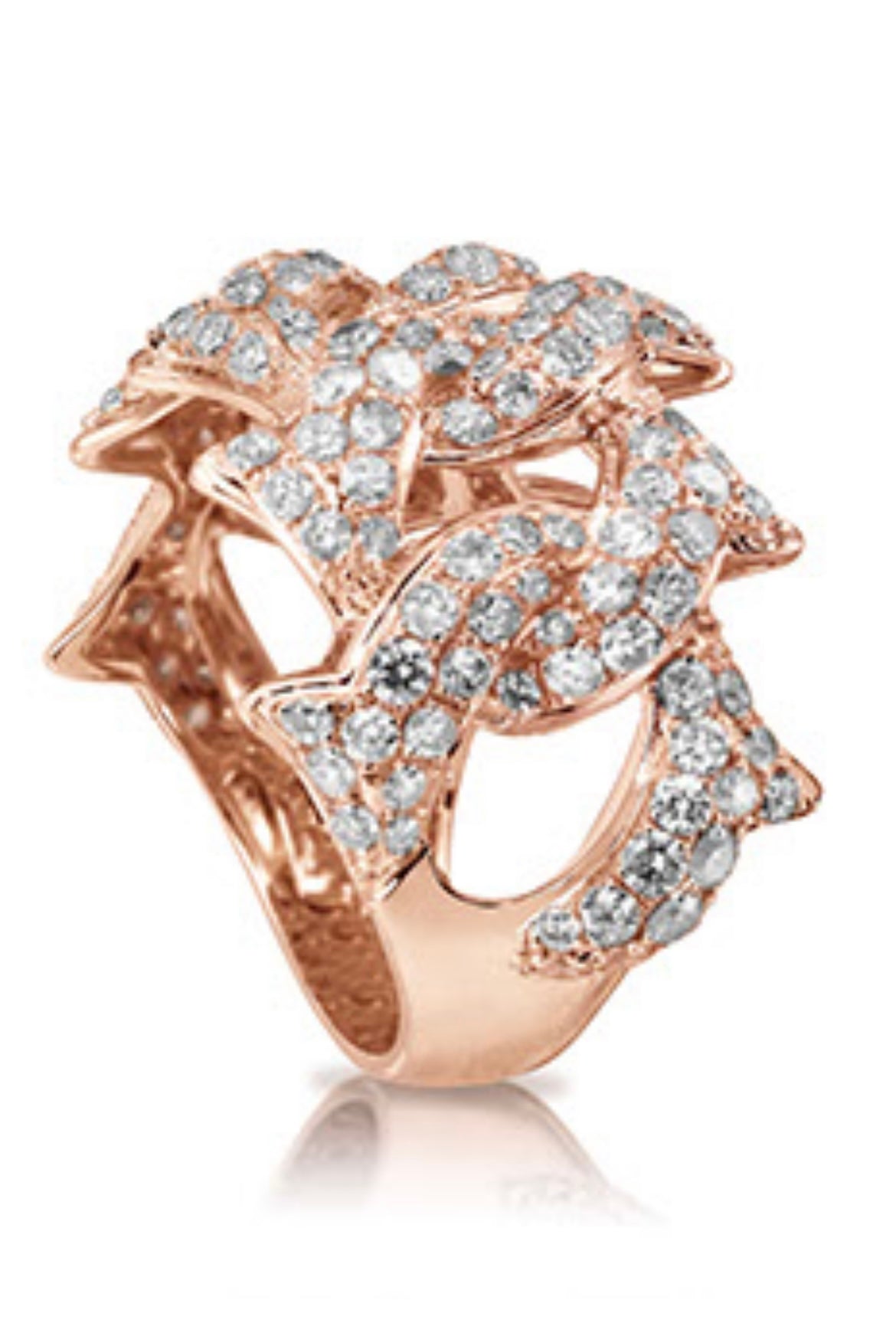 SPIKED CUBAN RING