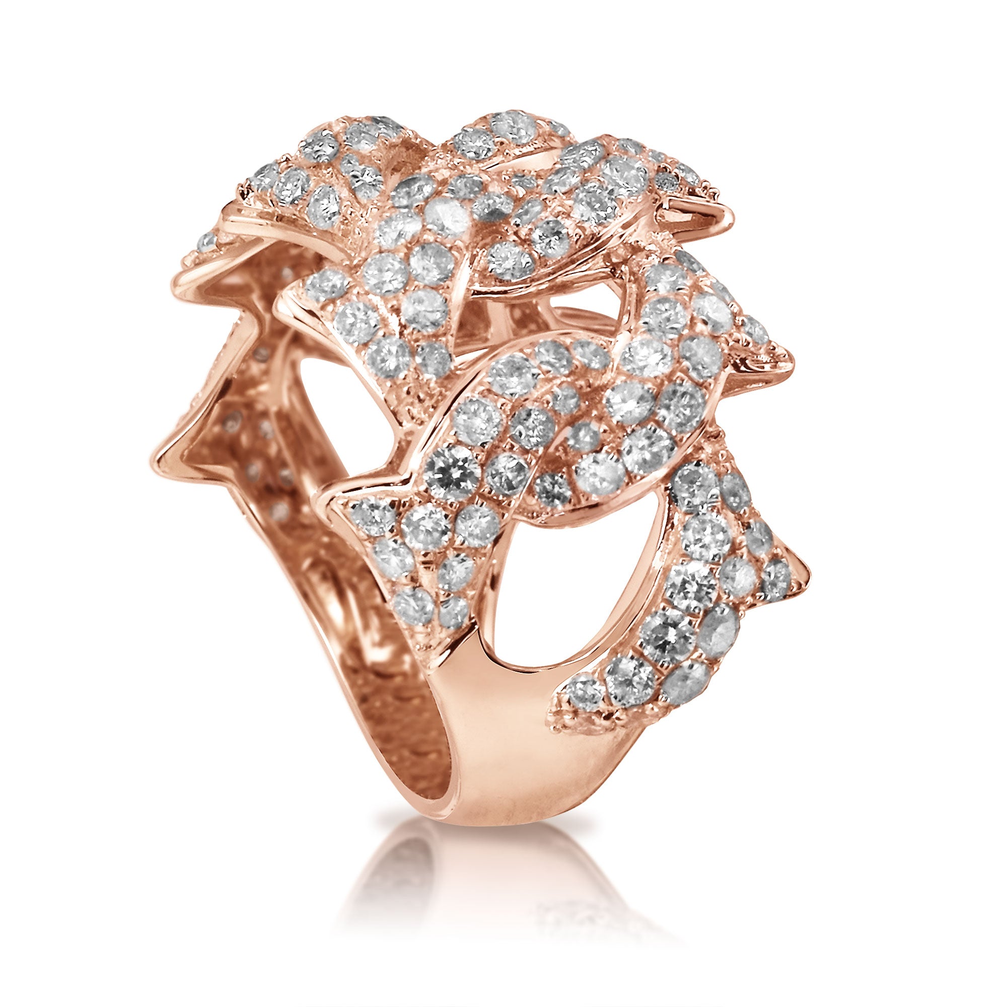 SPIKED CUBAN RING