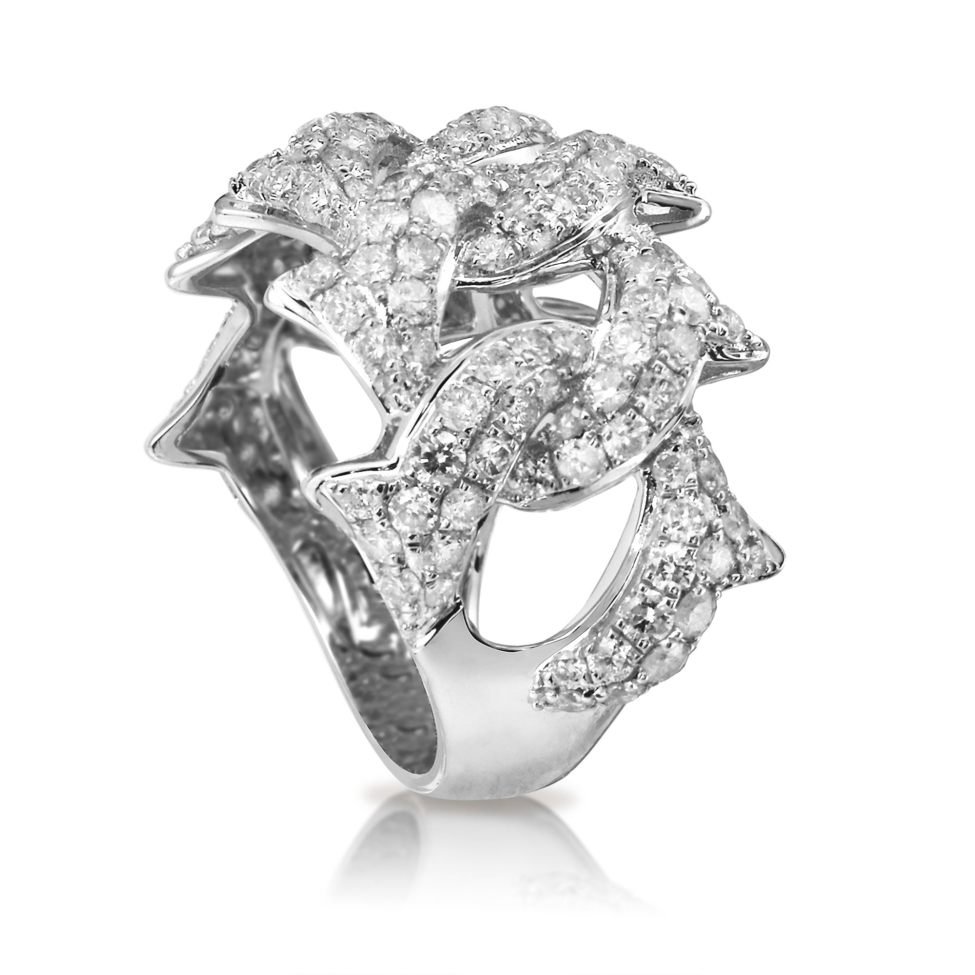 SPIKED CUBAN RING