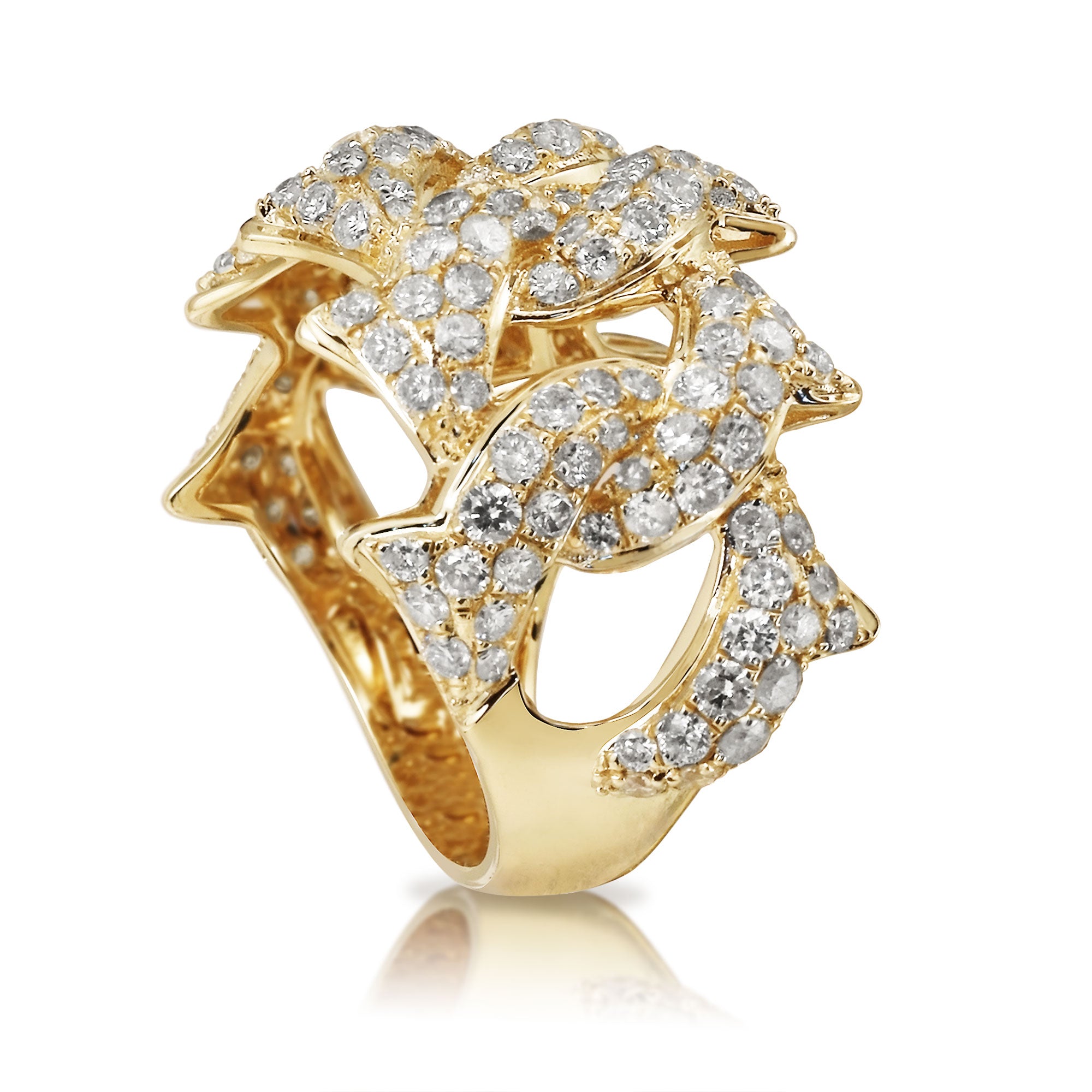 SPIKED CUBAN RING
