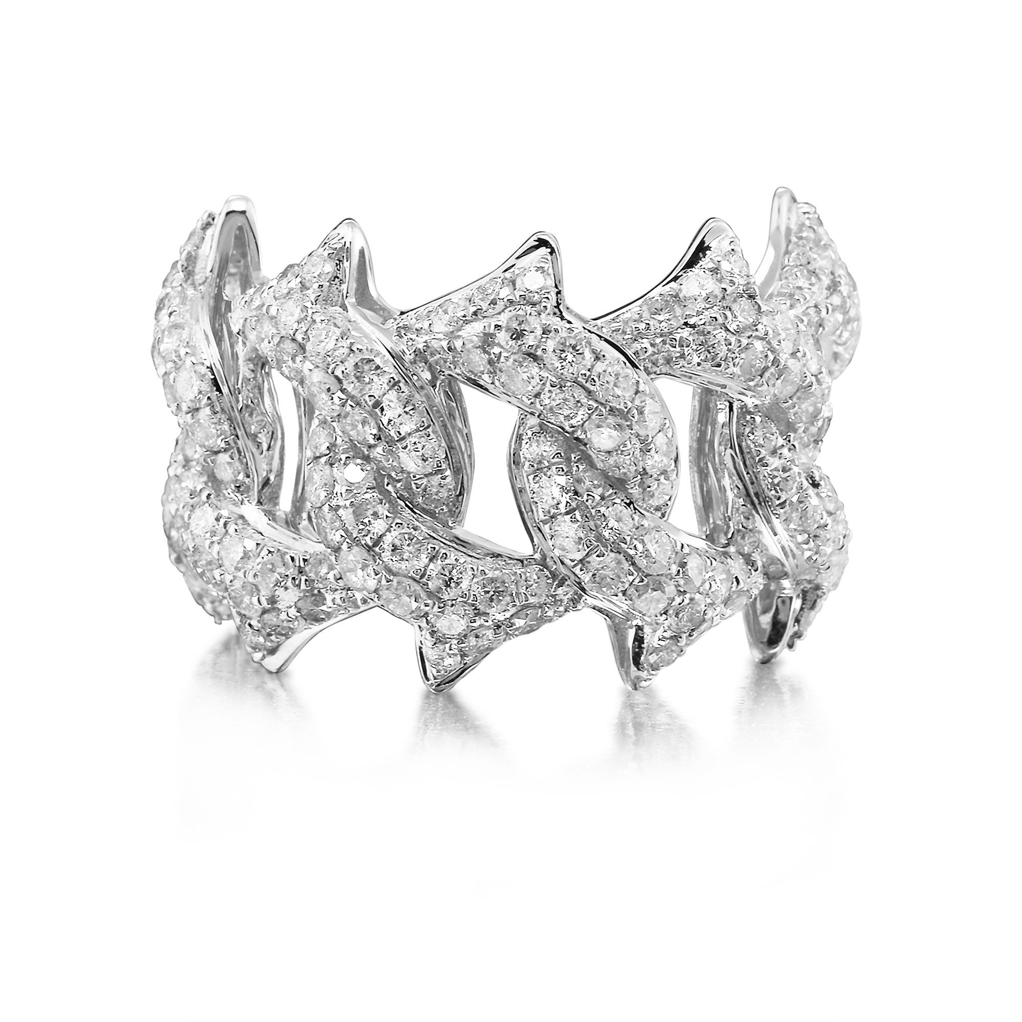 SPIKED CUBAN RING