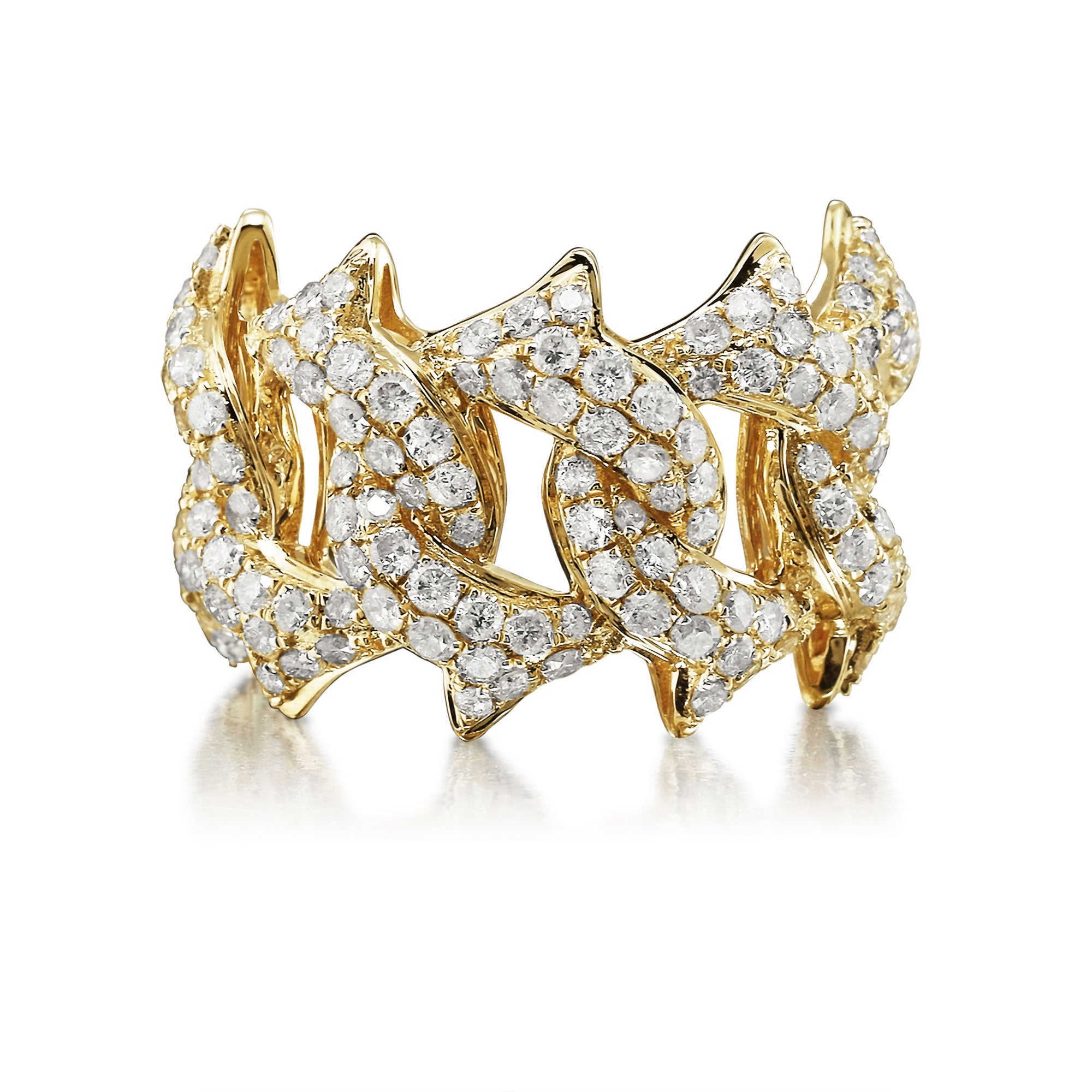 SPIKED CUBAN RING