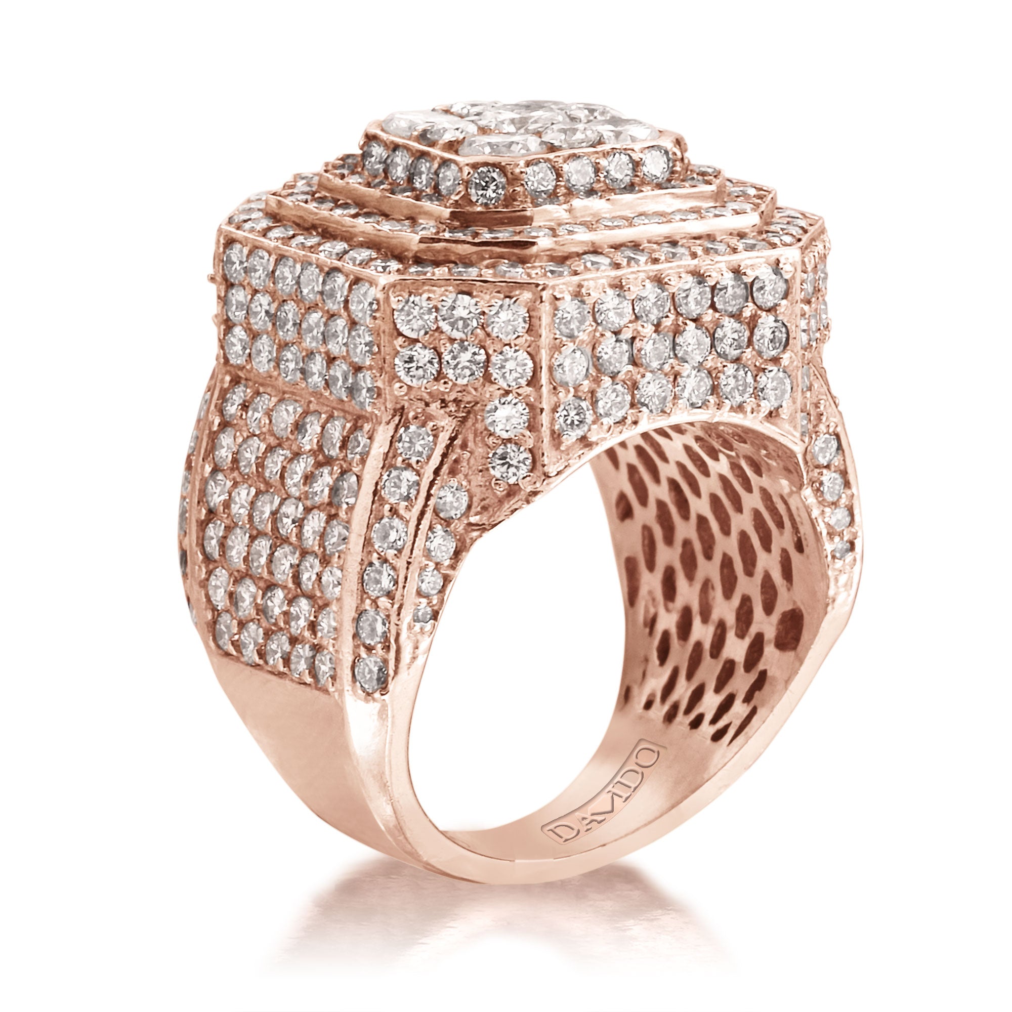 DIAMOND CLUSTER STACK RING