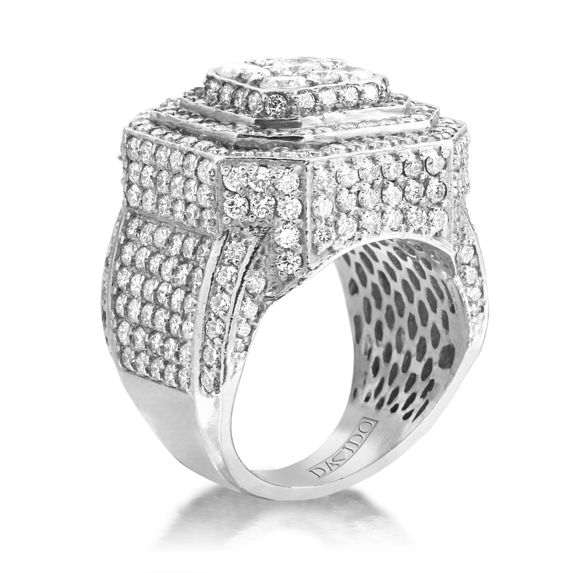 DIAMOND CLUSTER STACK RING