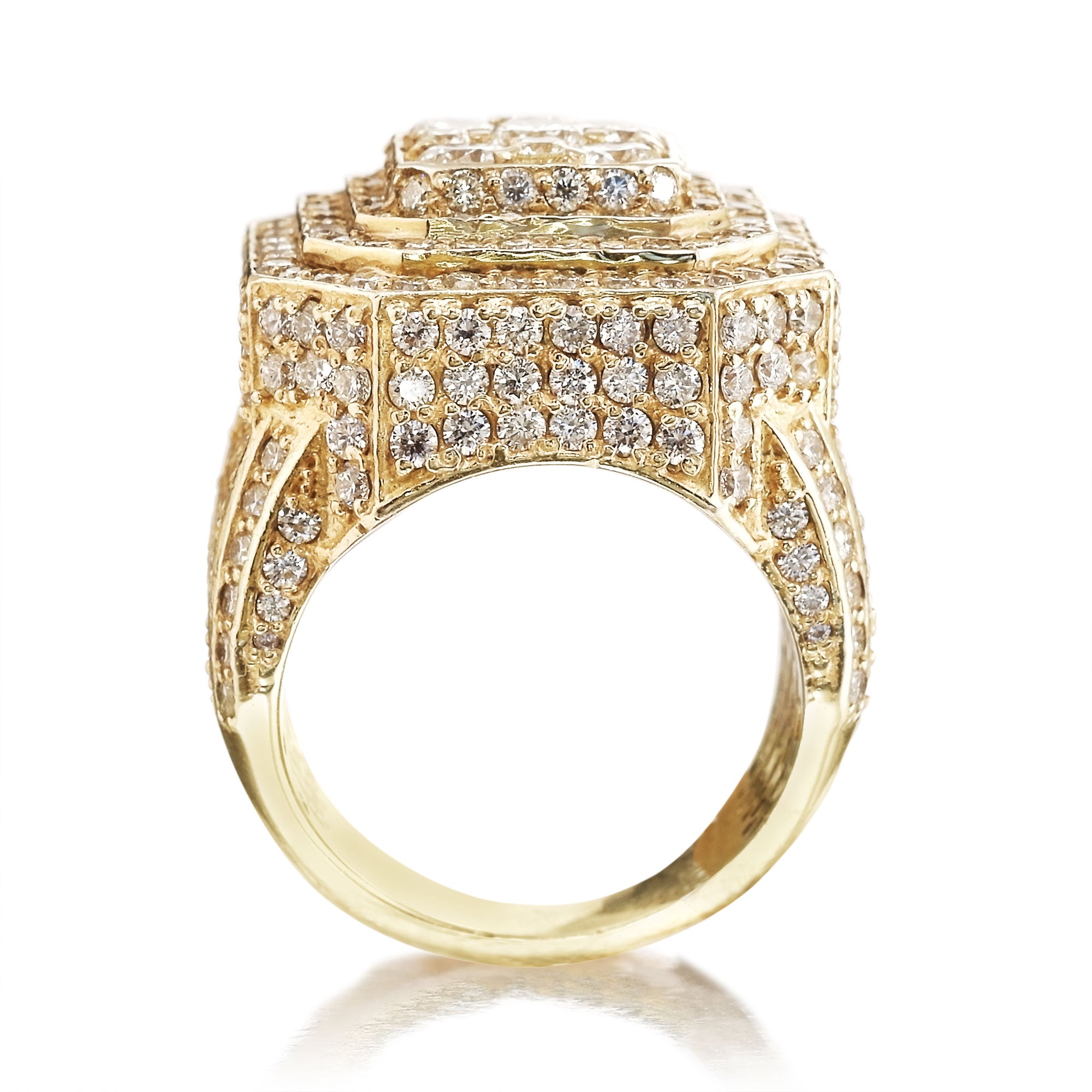 DIAMOND CLUSTER STACK RING