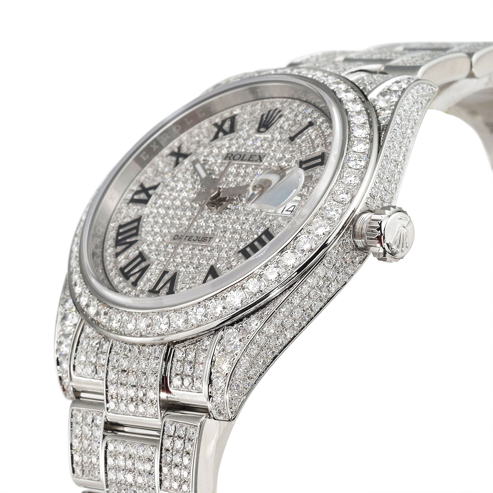 41mm BUST DOWN ICE ROLEX