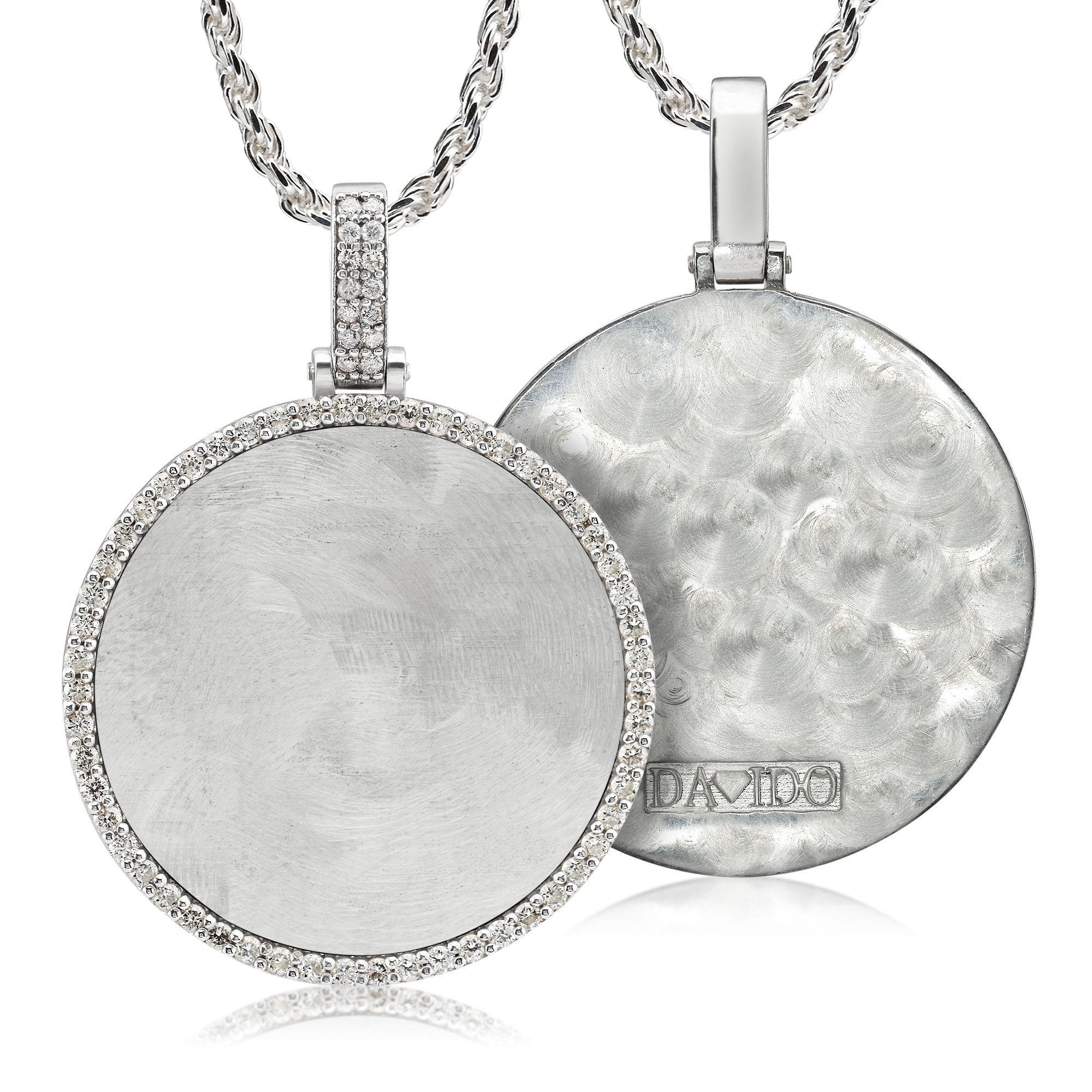 10K DIAMOND PICTURE PENDANTS