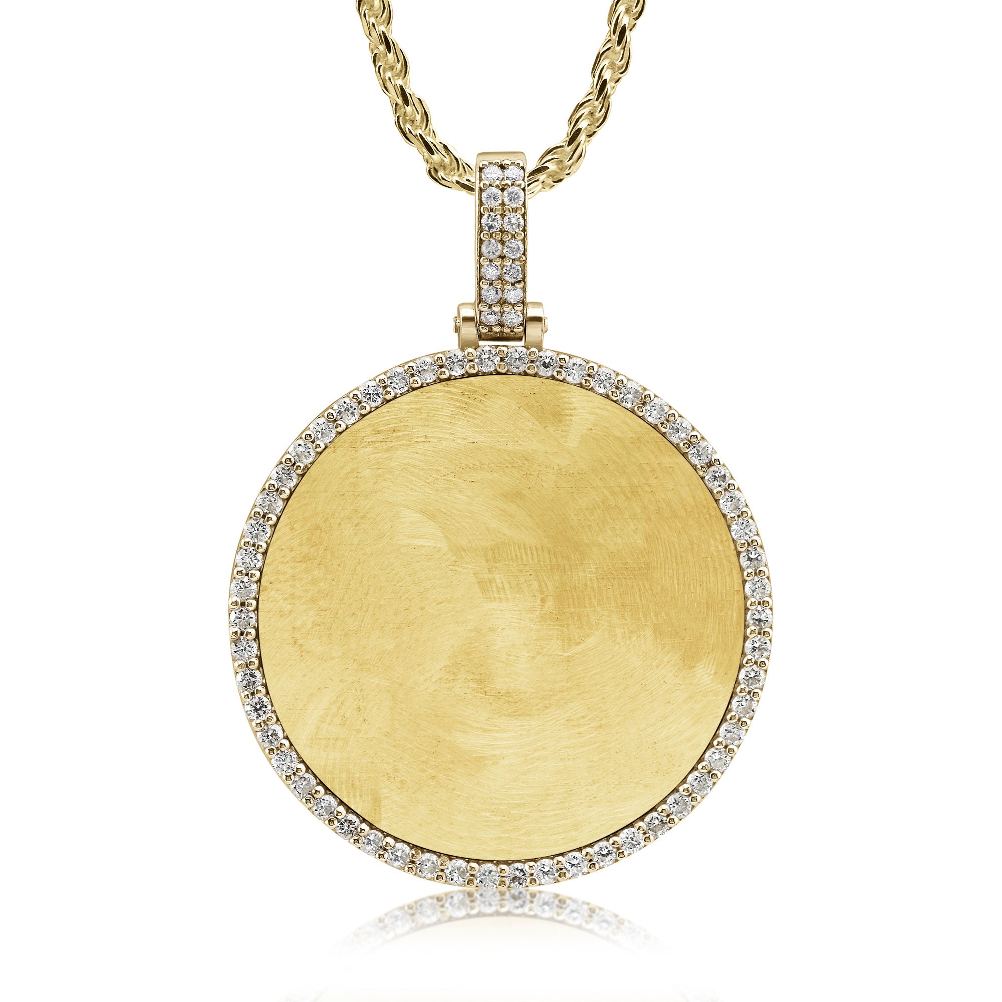 10K DIAMOND PICTURE PENDANTS