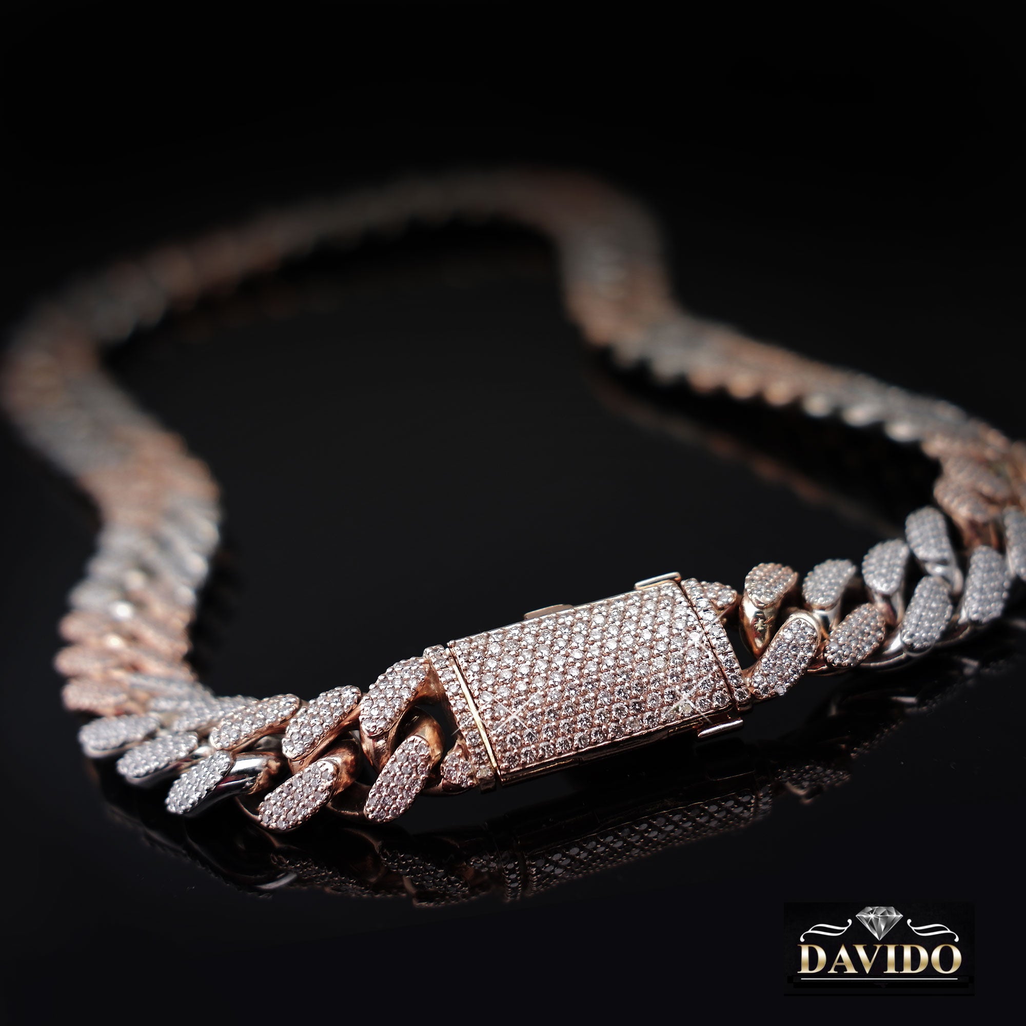 360 round diamond 30.65ct 294g $34,000 MIAMI CUBAN PAVE SET