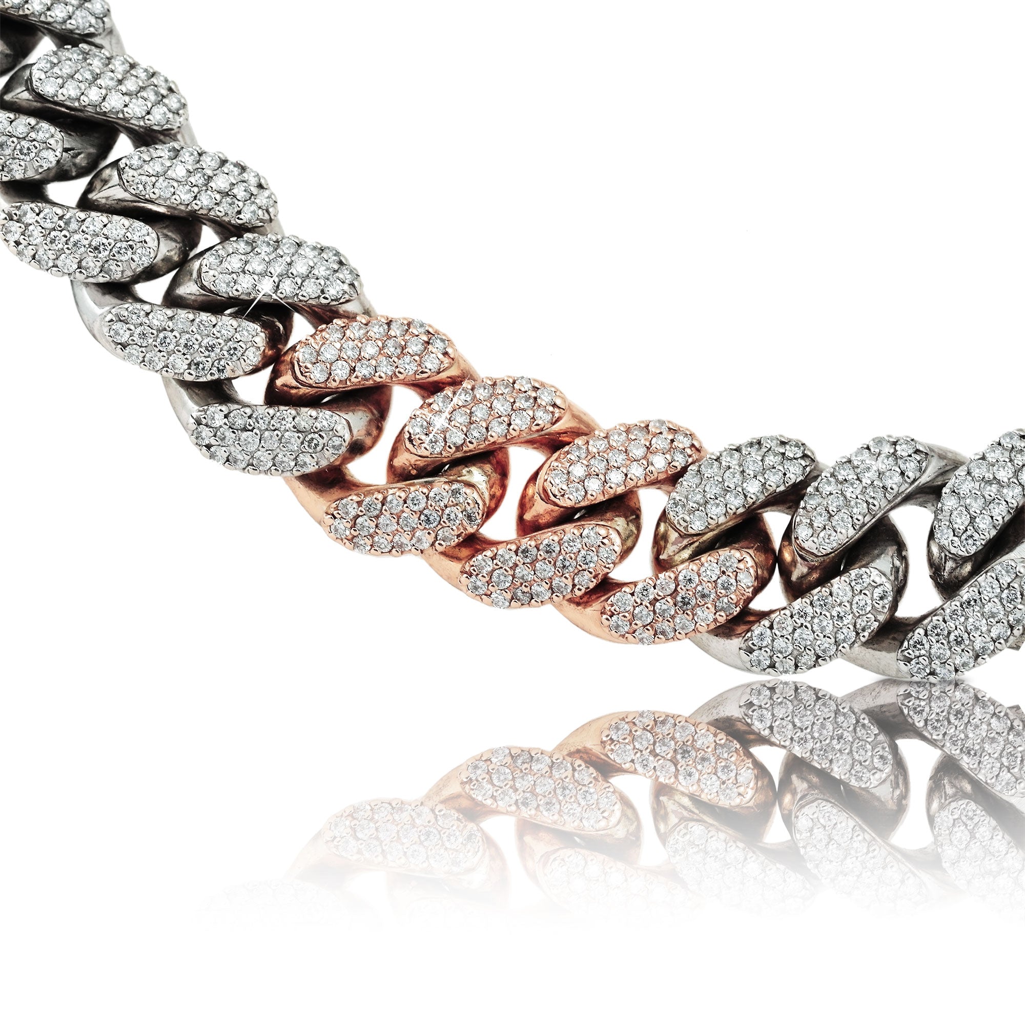 360 round diamond 30.65ct 294g $34,000 MIAMI CUBAN PAVE SET