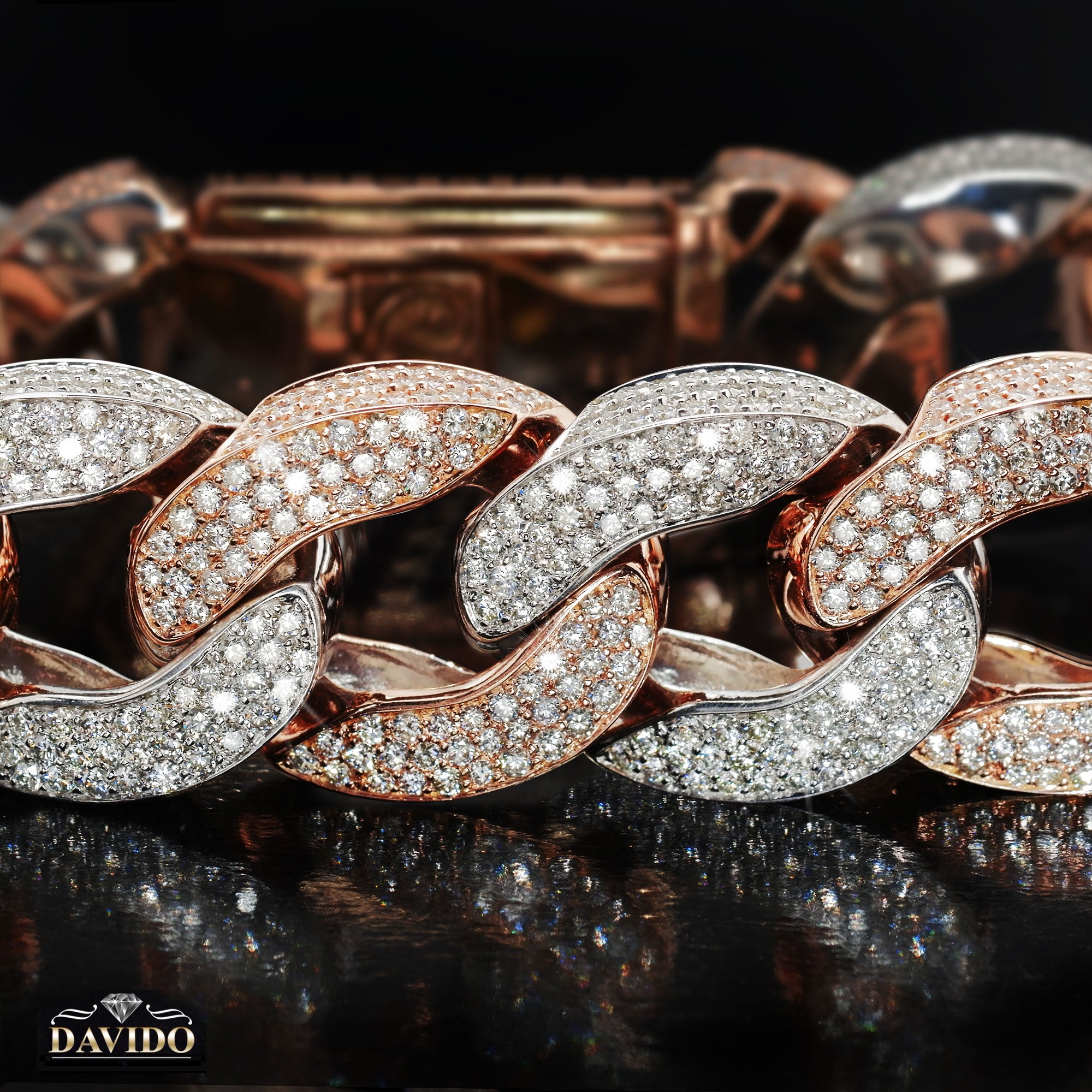 360 round diamond 30.65ct 294g $34,000 MIAMI CUBAN PAVE SET
